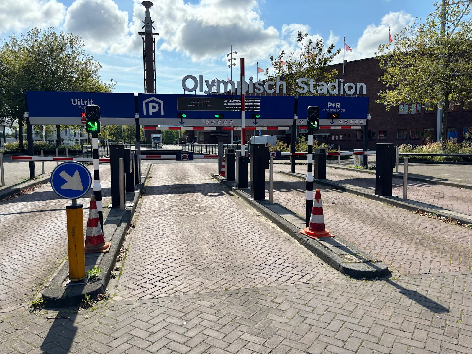 Parkeren Olympisch stadion bezoek